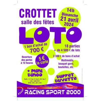 Photo du Grand Loto Racing Sport 2000 à Crottet