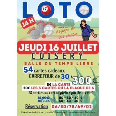 Photo du Loto AMICALE BOULES CUISEROTAINE à Cuisery