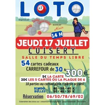 Photo du LOTO AMICALE BOULES CUISEROTAINE à Cuisery