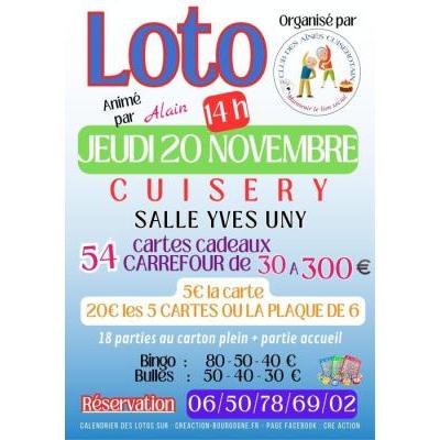 Photo du LOTO CLUB DES AINES CUISEROTAINS à Cuisery