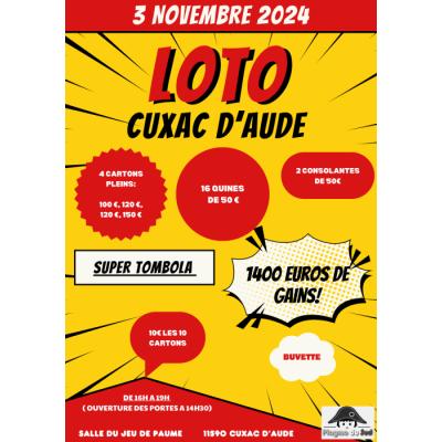 Photo du SUPER LOTO à Cuxac-d'Aude