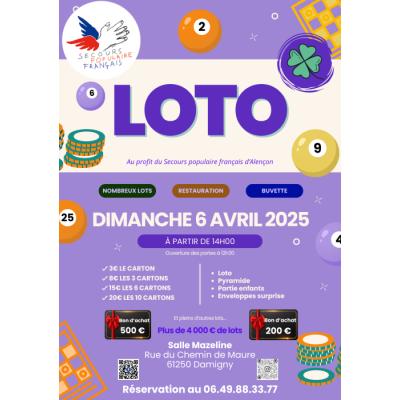 Photo du Grand loto de printemps à Damigny