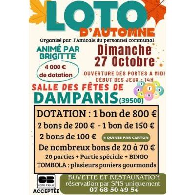 Photo du Loto d'automne  à Damparis