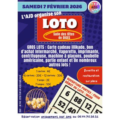 Photo du Loto de l'AJD à Diges