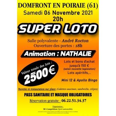 SUPER LOTO Domfront en Poiraie (61) - Animation Nathalie