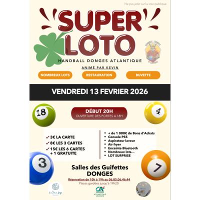 Photo du Super loto du HBDA à Donges