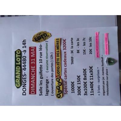 Photo du SUPER LOTO _ ( F&Ecirc;TE  DES M&Egrave;RES ) * anim&eacute; par Antony et Oiivia avec  un &eacute;cran.    à Donges