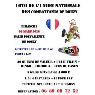 Photo du LOTO de l'Union Nationale des Combattants de Douzy à Douzy