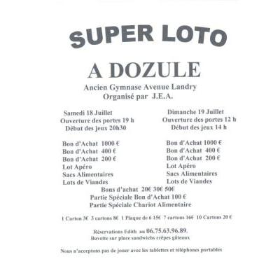 Photo du super loto à Dozulé