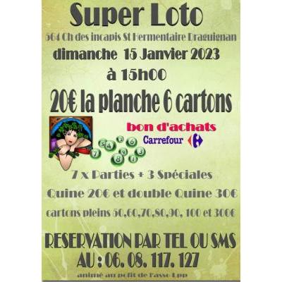 Photo du Super loto avec bon d'achats carrefour  à Draguignan