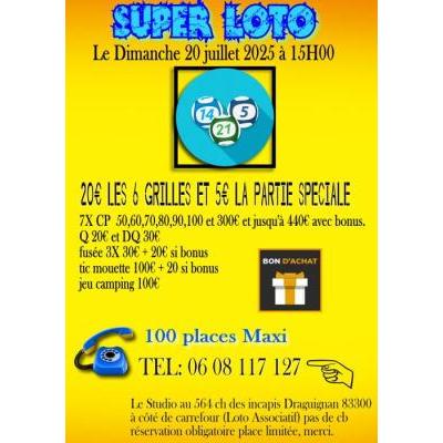 Photo du Super Loto bingo Draguignan incapis à Draguignan