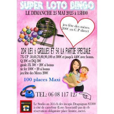 Photo du Super Loto bingo Draguignan incapis à Draguignan
