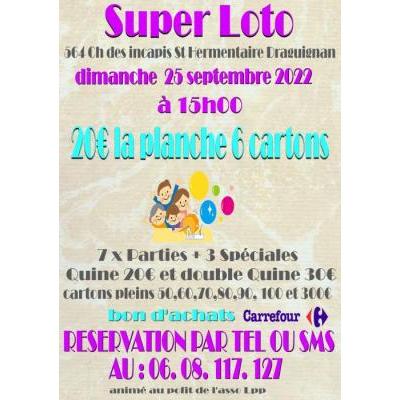 Photo du Super loto avec à gagner des Bons d'achats chez carrefour à Draguignan