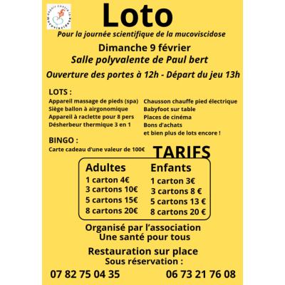 Photo du Loto pour la mucoviscidose  à Dreux