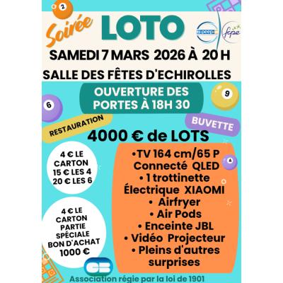 Photo du ​🍀 GRAND LOTO 2026 &ndash; COLL&Egrave;GE LOUIS LUMI&Egrave;RE 🍀 à Échirolles
