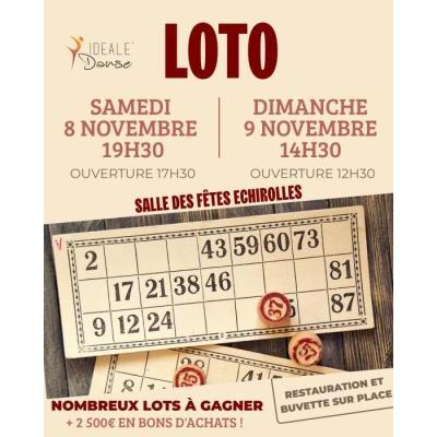 Photo du Loto annuel de l'association IDEALE'Danse à Échirolles