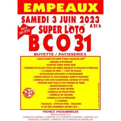 Photo du loto du BCO31 à Empeaux
