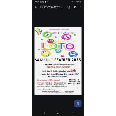 Photo du Loto en avant les enfants  à Épinay-sous-Sénart