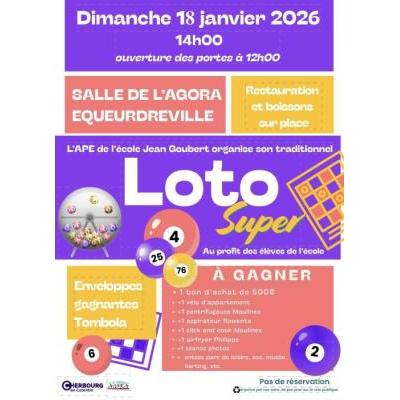 Photo du 6 ème édition - LOTO APE JEAN GOUBERT à Équeurdreville-Hainneville