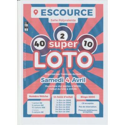 Photo du Super loto de l amicale foot d'Escource 20h30 à Escource