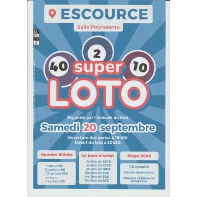 Photo du Super loto de l amicale foot d'Escource à Escource