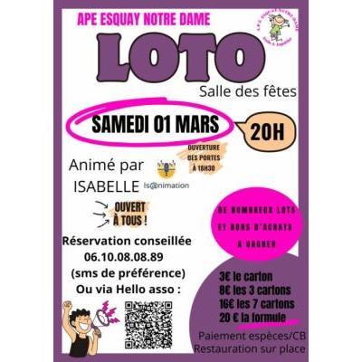 Photo du Loto animé par Isabelle - ISANIMATION à Esquay-Notre-Dame