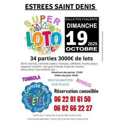 Photo du LOTO DU COMITE DES FETES à Estrées-Saint-Denis