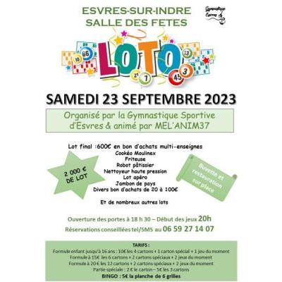 Photo du Super loto animé par Mélanie réservation 06.59.27.14.07 à Esvres