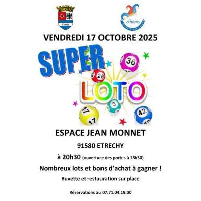 Photo du Super Loto du Comité des fêtes à Étréchy