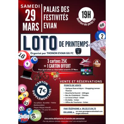 Photo du GRAND LOTO DE PRINTEMPS à Évian-les-Bains