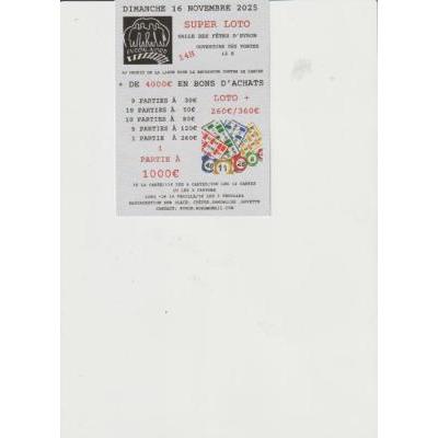 Photo du super loto à Évron