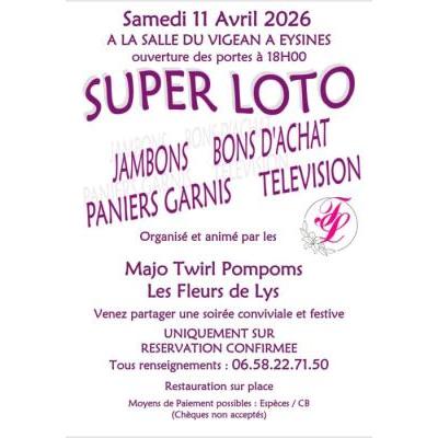 Photo du Super loto des majotwirl pompoms les fleurs de lys à Eysines