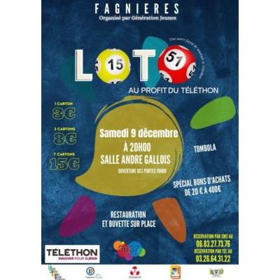 Photo du Grand loto au profit du Telethon  à Fagnières
