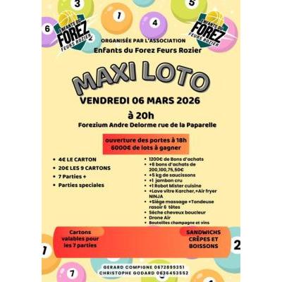 Photo du MAXI LOTO ENFANTS DU FOREZ FEURS ROZIER à Feurs