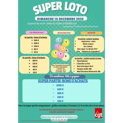 Photo du SUPER LOTO  à Feurs