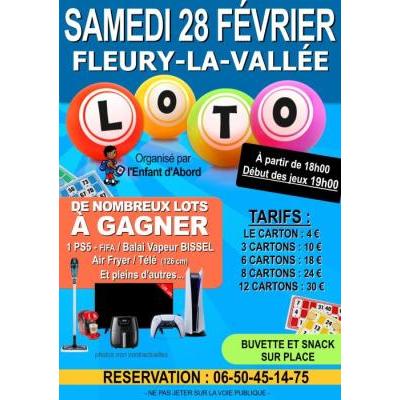 Photo du LOTO organis&eacute; par l'Enfant d'Abord à Fleury-la-Vallée
