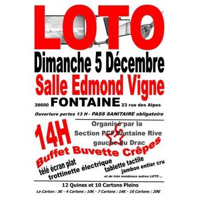 Loto du 5 décembre à Fontaine (38)