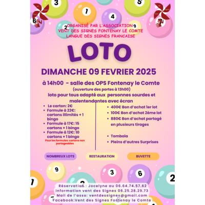 Photo du Loto pour tous avec écran à Fontenay-le-Comte