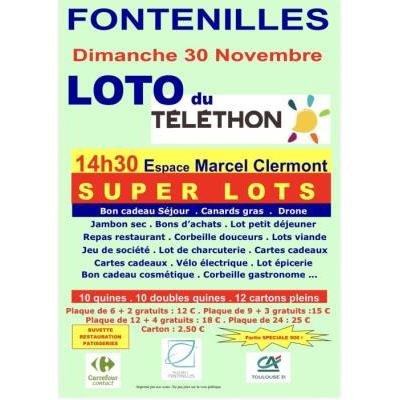 Photo du Loto du Téléthon  à Fontenilles