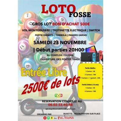 Photo du Loto APE 2500 € de lots à Fossé