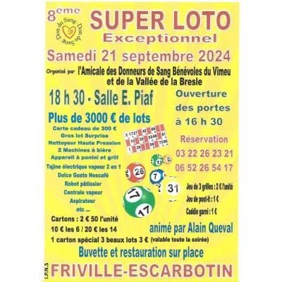 Photo du Super LOTO Exceptionnel à Friville-Escarbotin