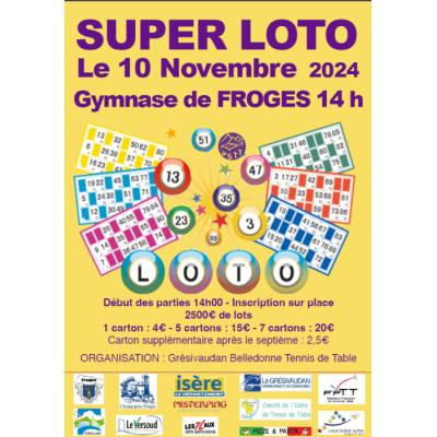 Photo du Super Loto du GBTT à Froges