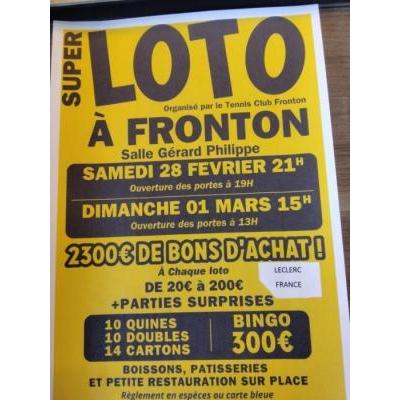 Photo du LOTO DU TENNIS à Fronton