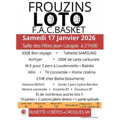 Photo du Loto du FAC BASKET à Frouzins