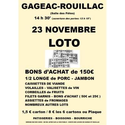 Photo du LOTO à Gageac-et-Rouillac