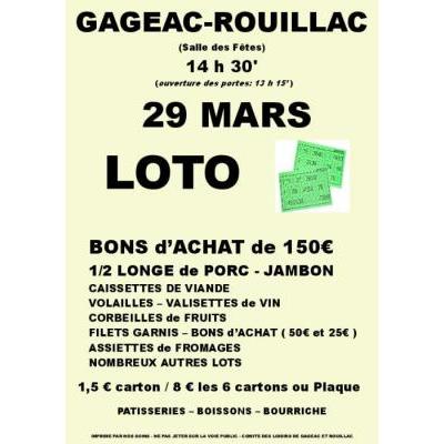 Photo du Loto à Gageac-et-Rouillac