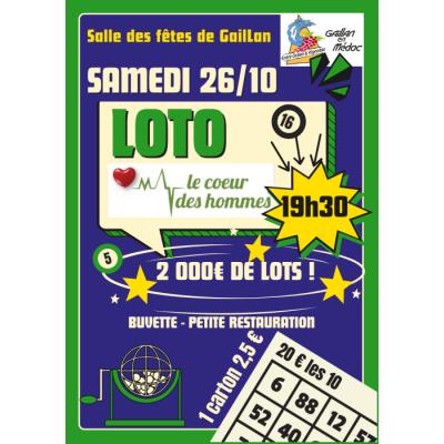 Photo du Loto du Coeur des Hommes à Gaillan-en-Médoc