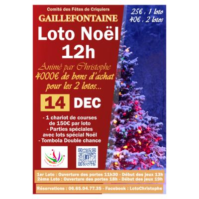 Photo du LOTO de Noël à Gaillefontaine