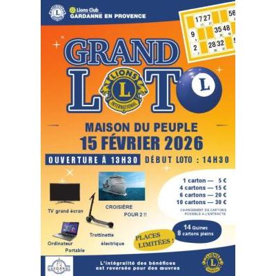 Photo du Grand Loto du Lions Club de Gardanne en Provence à Gardanne