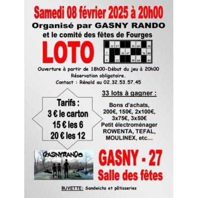 Photo du Loto du comité des fêtes de Fourges  à Gasny